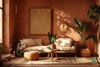 Warme Töne Für Das Wohnzimmer Design