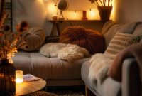 Gemütliche Wohnzimmergestaltung Im Erdtönen Stil Gemütliche Wohnzimmergestaltung Im Erdtönen Stil