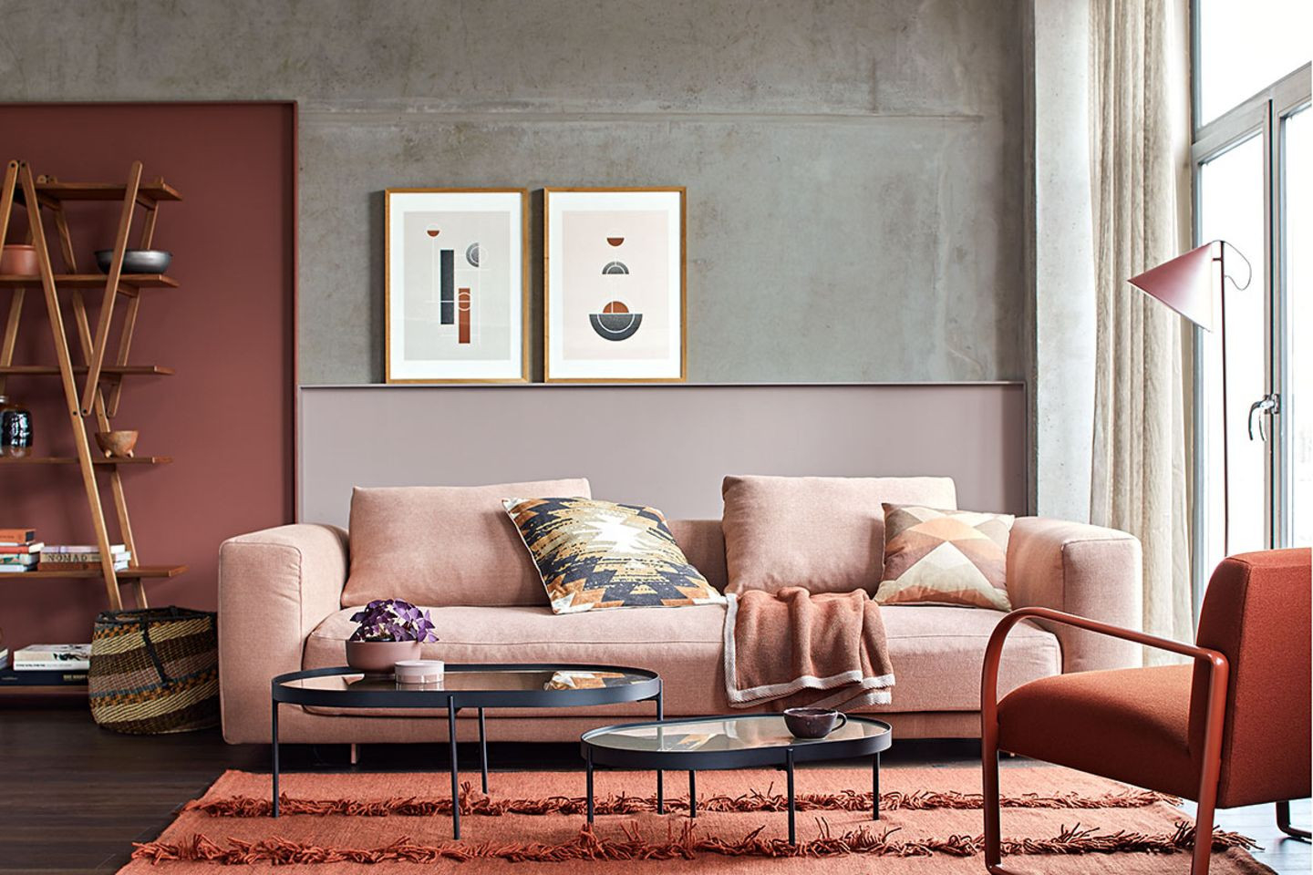 Warme Erdfarben Für Wandgestaltung