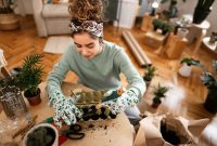 Wohlfühlatmosphäre Im Wohnzimmer Erde